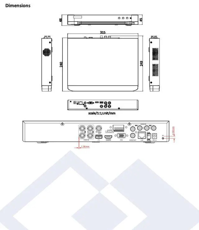 Alt view image 5 of 5 - LTS Platinum LTD8304D-ET 4CH 4MP TVI/AHD/CVI/CVBS & 2CH 4MP IP H.265 Pro+ Deep Learning DVR Replacement for LTD8304M-ET, LTD8304K-ET, LTD8304T-FA, LTD8304T-EA, LTD8304T-FT, LTD8304T-ET