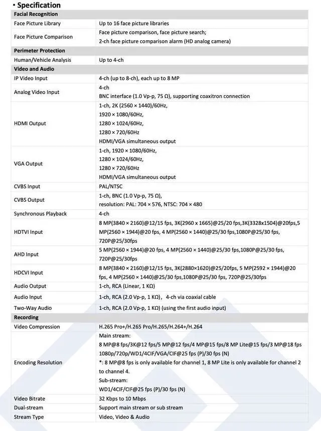 Alt view image 3 of 5 - LTS Platinum LTD8504D-ST 4CH 4K/8MP TVI/AHD/CVI/CVBS + 4CH IP Up to 4K/8MP Direct Search DVR LTD8504M-ST, LTD8504K-ST, LTD8504K-DT, LTD8504T-ST