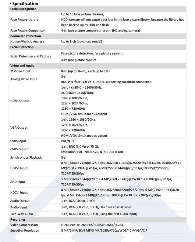 Alt view image 4 of 6 - LTS Platinum LTD8508D-STC 8CH 4K/8MP TVI/AHD/CVI/CVBS + 8CH IP Up to 4K/8MP Direct Search DVR LTD8508M-ST, LTD8508K-ST