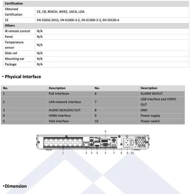 Alt view image 6 of 7 - LTS Platinum LTN8616D-P16N IP 16CH 8K/32MP H.265+ Recording 16 PoE 160Mbps Direct Search NVR LTN8616-P16N, LTN8616-P16, LTN8616D-P16