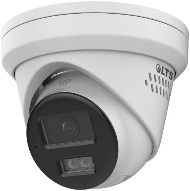 Main image of LTS Platinum CMHT1722-28LS TVI 2MP 2.8mm Wide Angle 131ft IR 2 Way Audio Siren Turret Camera LTCMHT1722-28LS