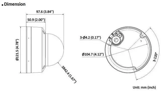Alt view image 6 of 7 - LTS Platinum CMIP7342WI-28MDA IP 4MP Smart Hybrid Light LED Mic Ai WDR Vandal Dome Camera LTCMIP7342WI-28MDA, CMIP7342W-28MDA, CMIP7342W-28M