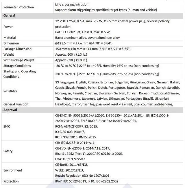 Alt view image 5 of 7 - LTS Platinum CMIP7342WI-28MDA IP 4MP Smart Hybrid Light LED Mic Ai WDR Vandal Dome Camera LTCMIP7342WI-28MDA, CMIP7342W-28MDA, CMIP7342W-28M