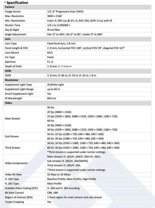 Alt view image 3 of 7 - LTS Platinum CMIP9382WI-28SDL IP 8MP Smart Hybrid Light Active Deterrence Mic Bullet Camera LTCMIP9382WI-28SDL, CMIP9382NW-28M, CMIP9382W-28MD, LTCMIP9382NW-28M, LTCMIP9382W-28MD