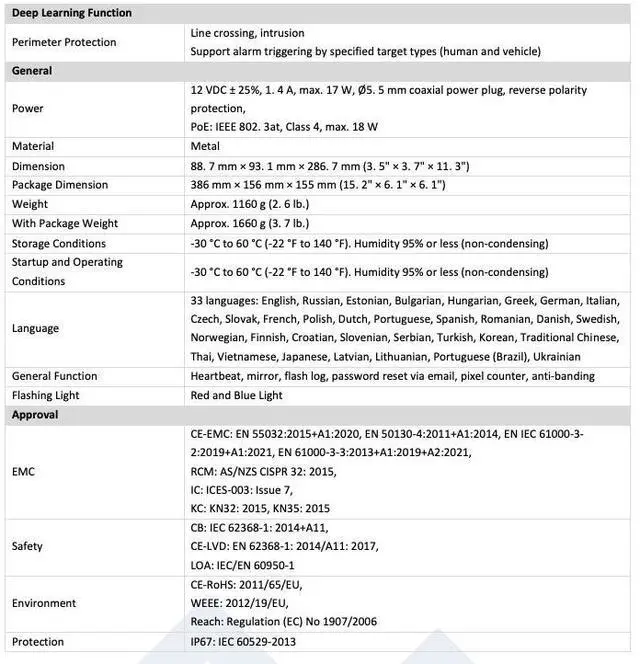 Alt view image 5 of 7 - LTS Platinum CMIP9382WI-28SDL IP 8MP Smart Hybrid Light Active Deterrence Mic Bullet Camera LTCMIP9382WI-28SDL, CMIP9382NW-28M, CMIP9382W-28MD, LTCMIP9382NW-28M, LTCMIP9382W-28MD