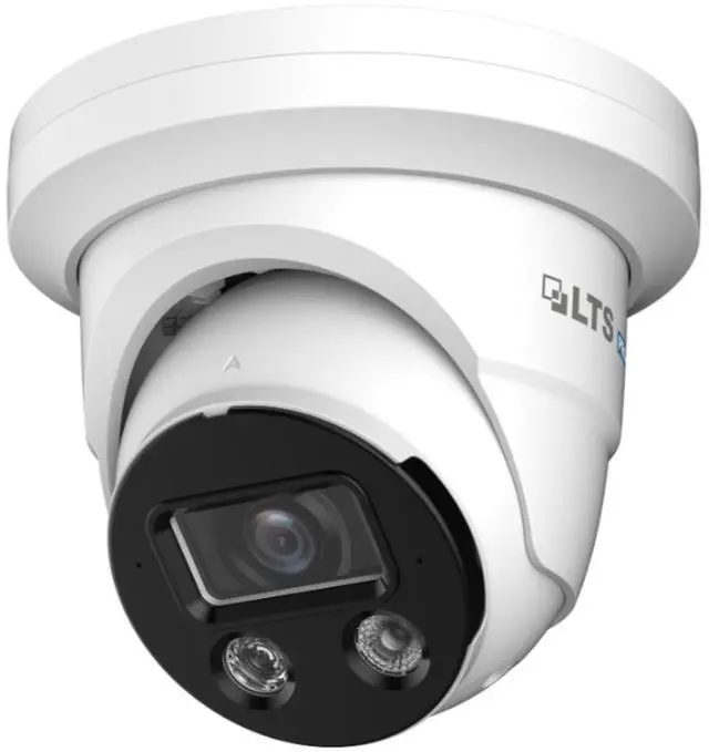 Main image of LTS Pro-X LXIP3C82NWI-28SDL IP 8MP 2.8mm Color 98ft LED Mic/Speaker Deterrence NDAA Camera LXIP3C82W-28MDA