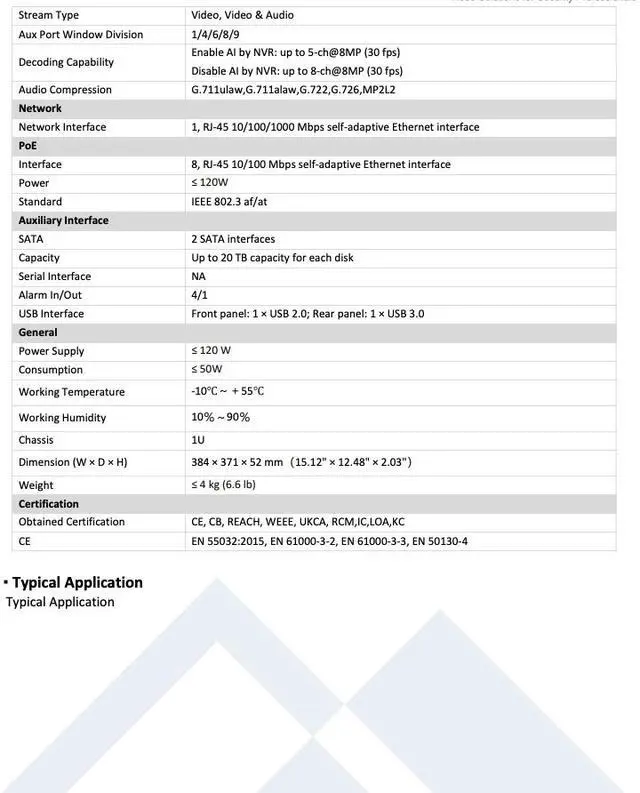 Alt view image 5 of 7 - LTS Platinum LTN8608DV-P8 IP 4K 8CH 8 Port PoE DeepVision Semantic Search AI NVR