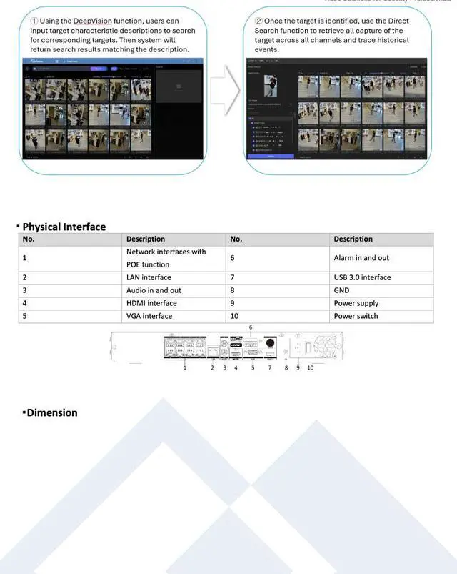 Alt view image 6 of 7 - LTS Platinum LTN8608DV-P8 IP 4K 8CH 8 Port PoE DeepVision Semantic Search AI NVR