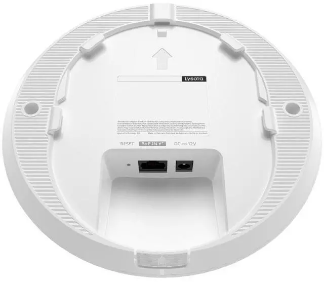 Alt view image 2 of 7 - Lysora L6Lite WiFi 6 Ceiling Mount Access Point, AX1800 Dual-Band Wireless AP, 1774Mbps, Gigabit PoE, Business/Office WiFi