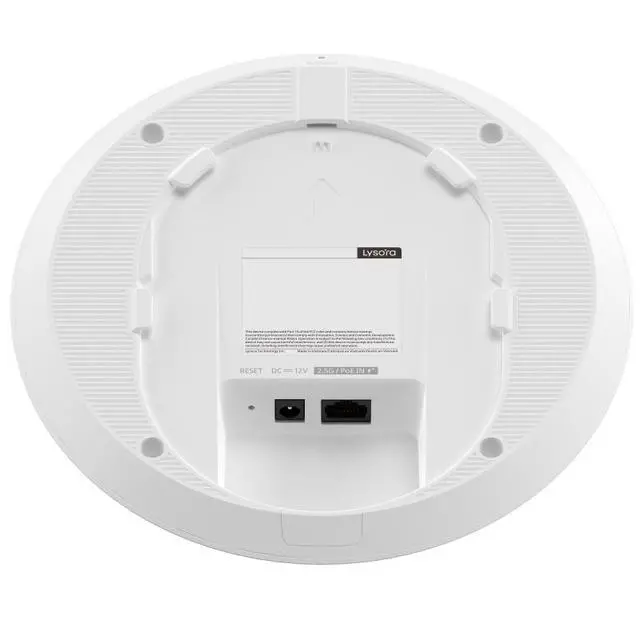 Alt view image 2 of 7 - Lysora L7Lite WiFi 7 Ceiling Mount Access Point, BE3600 Dual-Band Wireless AP, 2.5G PoE, MLO, Business/Office WiFi