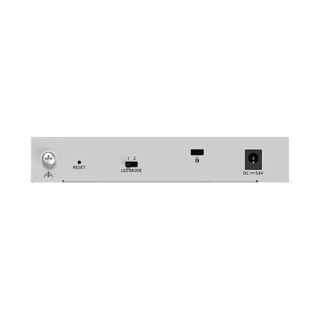Alt view image 3 of 6 - Lysora LCS-4GS-P 4-Port Gigabit PoE Switch, 54W PoE+ Budget, Cloud Managed, Fanless, Combo SFP Uplink, Security Camera Network