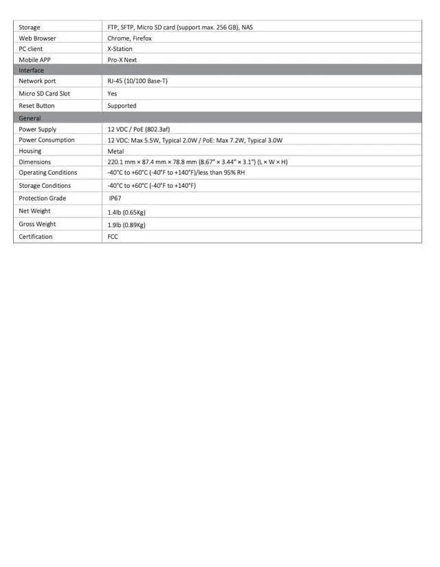 Alt view image 5 of 6 - LTS Pro-X LXIP9C42W-28AISP IP 4MP AI ISP 2.8mm Full-Color Night Vision PoE NDAA Bullet Camera