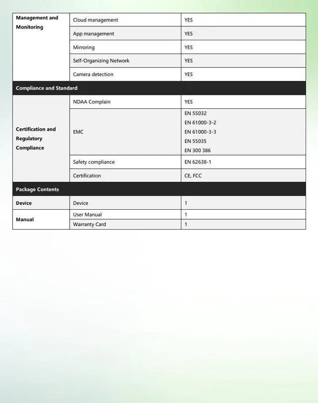 Alt view image 6 of 6 - Lysora LCS-8GS-P 8-Port Gigabit PoE+ Switch (10 Ports Total), 120W Budget, SFP Combo Uplink, Fanless Silent, PoE Watchdog, Cloud Managed, NDAA Compliant
