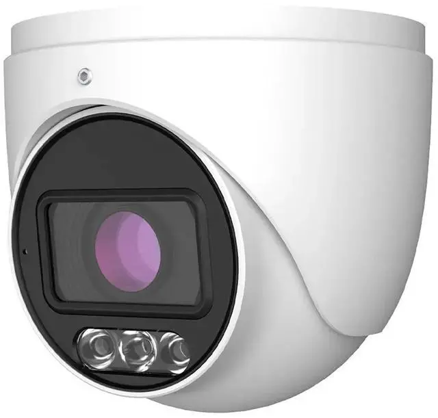 Main image of ENS Titanium IP-5IRD4C4H5-28 4MP Full-Color Turret IP Camera, 1/1.79 inch CMOS F1.0, 112 Degree, 0.0001 Lux, Face Comparison, Video Metadata, Heat Map, Alarm I/O, SD Card Slot, IP67, PoE