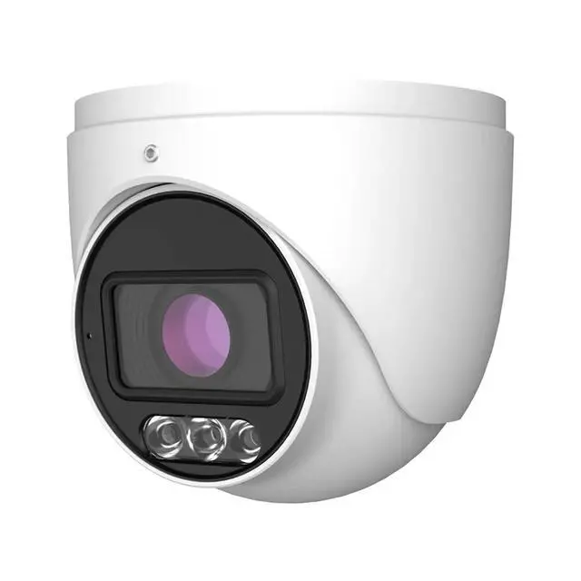 Main image of ENS Titanium IP-5IRD8C4H5-28 8MP 4K Full-Color Turret IP Camera, 2.8mm F1.0, 24/7 Color Night Vision, 98ft White Light, Face Detection, Video Metadata, IP67