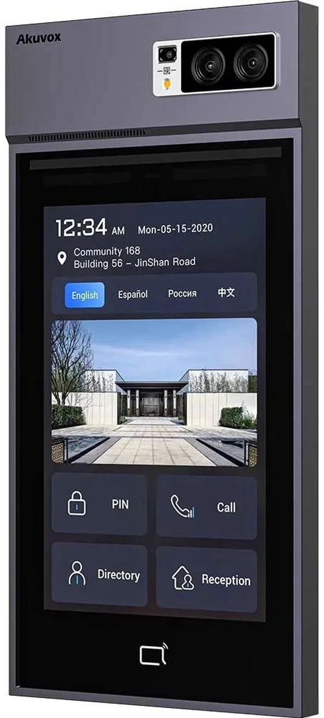 Main image of Akuvox S535 Facial Recognition Video Door Phone, 5" Touchscreen, 1080p HDR Camera, Face/Card/PIN/BLE/QR Access, NFC & RFID Reader, Wiegand & RS485, SIP & ONVIF, PoE, IP66 IK08