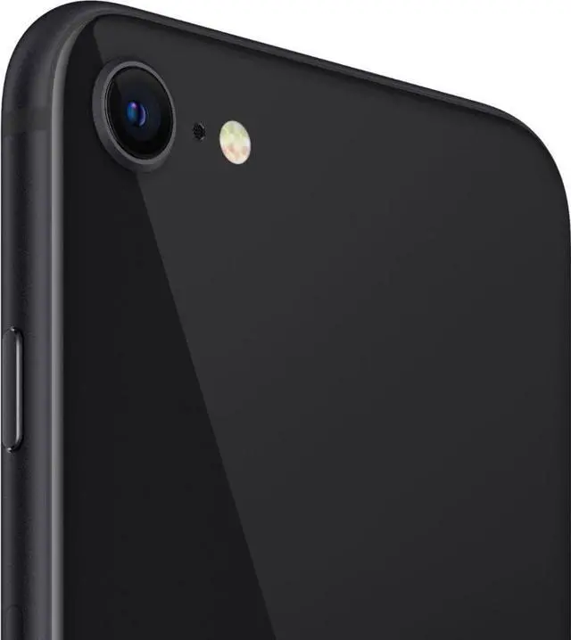 Alt view image 4 of 4 - Apple iPhone SE 2020 64GB, Refurbished Unlocked Cell Phone, Black - Good Condition (Grade C)