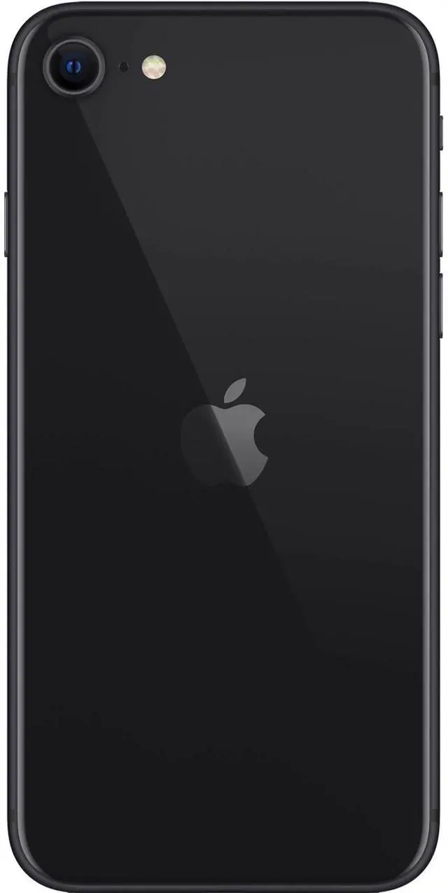 Alt view image 3 of 4 - Apple iPhone SE 2020 64GB, Refurbished Unlocked Cell Phone, Black - Good Condition (Grade C)