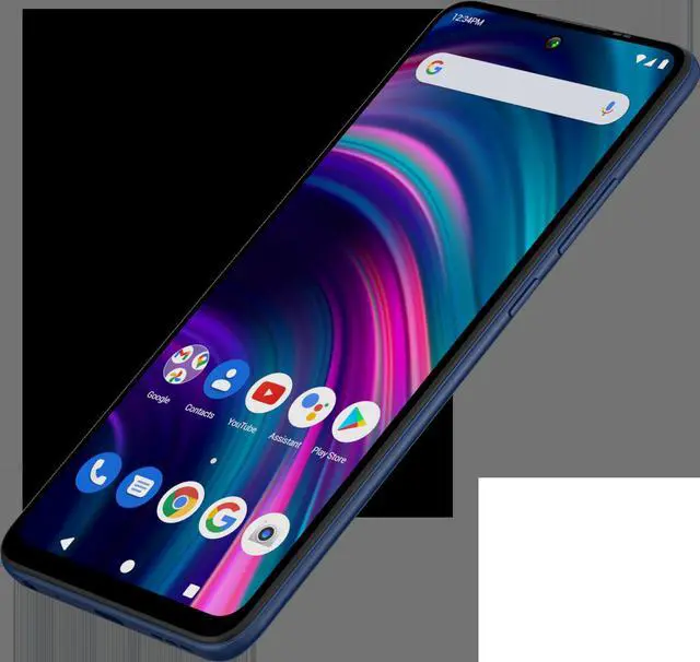 Alt view image 7 of 7 - BLU G91s G0550WW 128GB GSM Unlocked Android Smartphone - Dark Blue