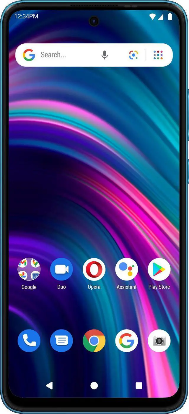 Main image of BLU G91s G0550WW 128GB GSM Unlocked Android Smartphone - Cyan