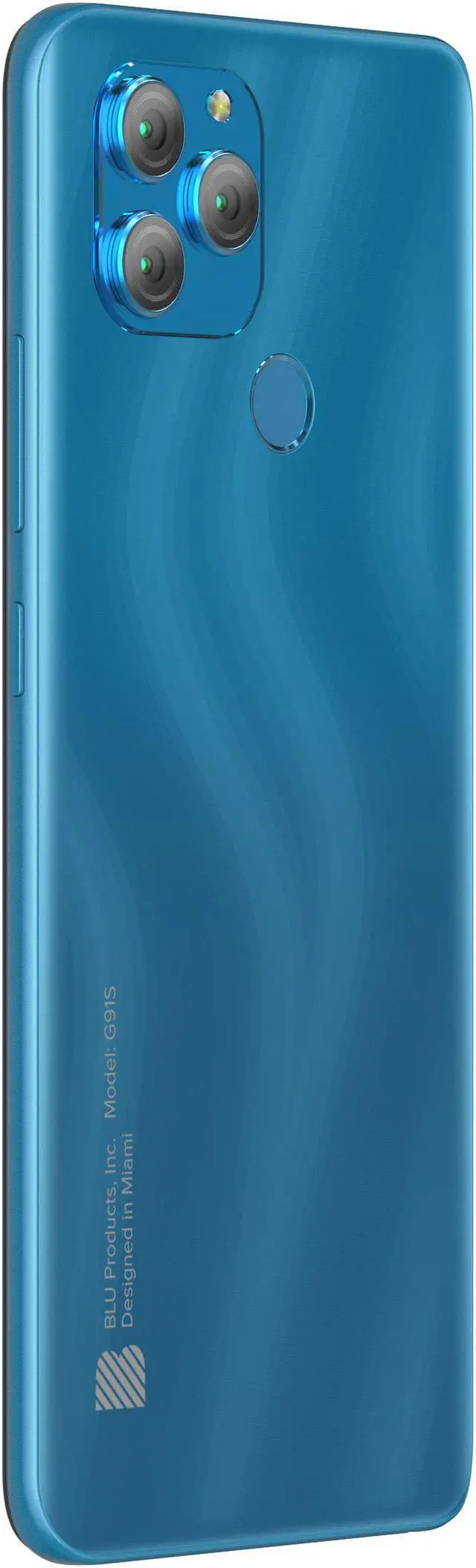 Alt view image 5 of 7 - BLU G91s G0550WW 128GB GSM Unlocked Android Smartphone - Cyan