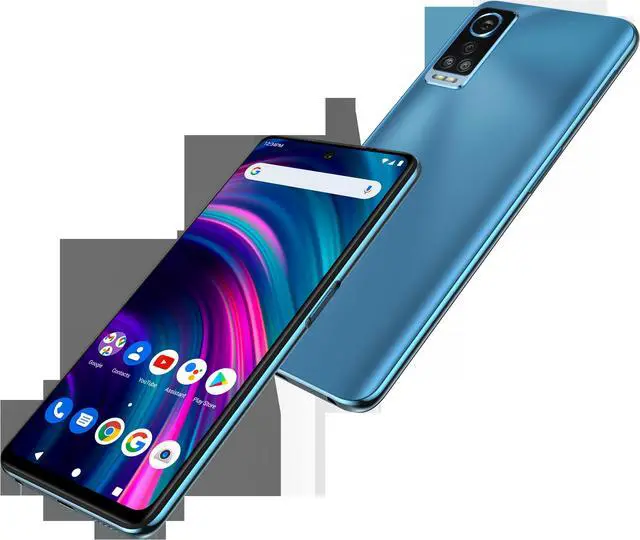 Alt view image 3 of 3 - BLU G91 Max G0690WW 128GB GSM Unlocked Android Smartphone - Sky Blue