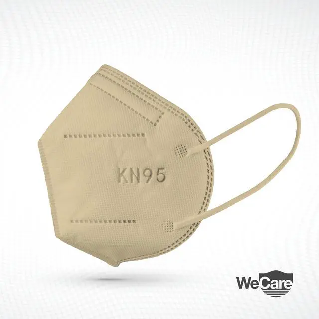 Alt view image 5 of 5 - WeCare Protective Disposable KN95 Face Mask, 5-Ply Layer (20 Individually Wrapped) - Earth Tones