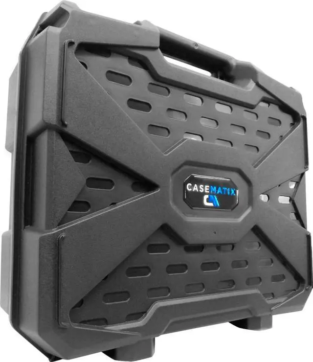 Alt view image 4 of 4 - CASEMATIX - Hard Shell Custom Travel Case for Meta Quest 3S, 3 and 2 VR Headsets – Black