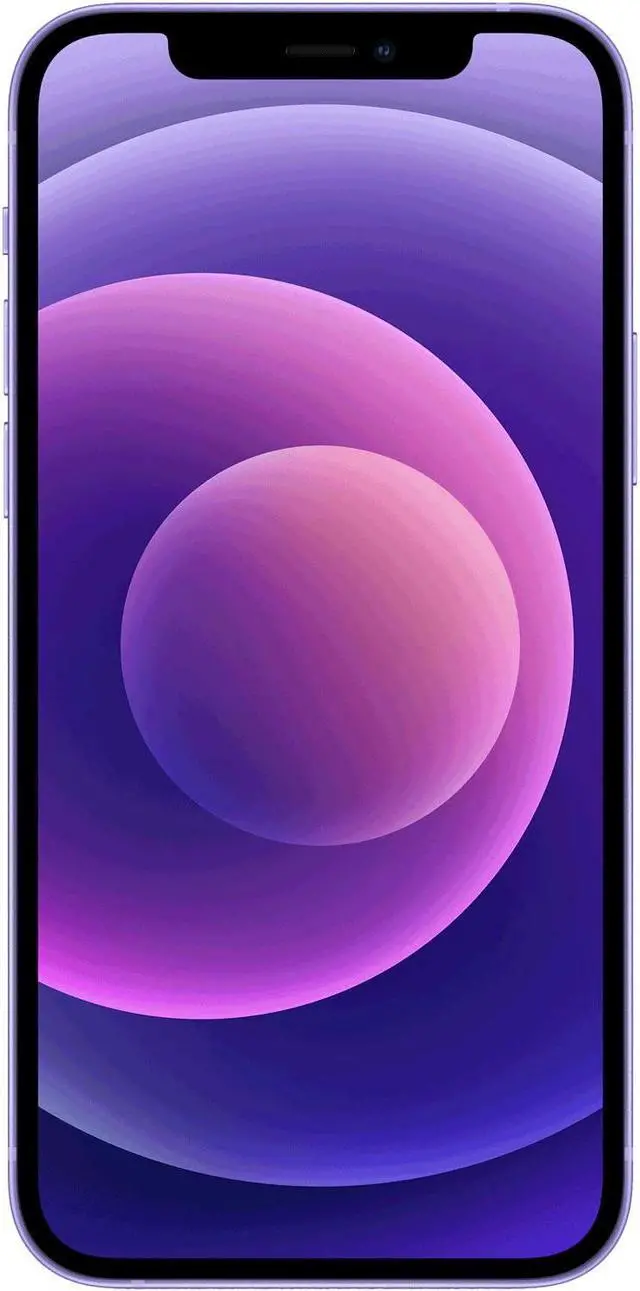 Alt view image 2 of 4 - Apple iPhone 12 128GB GSM/CDMA Fully Unlocked - Purple / Grade C