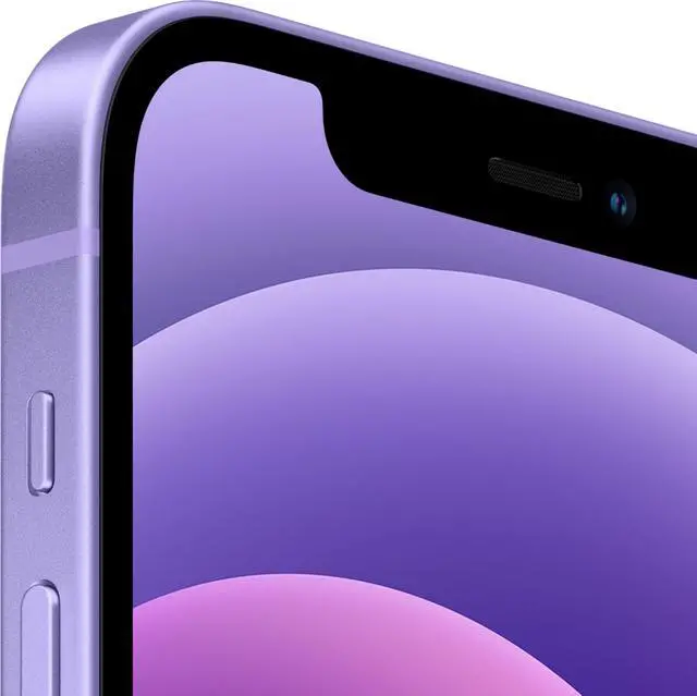 Alt view image 3 of 4 - Apple iPhone 12 128GB GSM/CDMA Fully Unlocked - Purple / Grade C