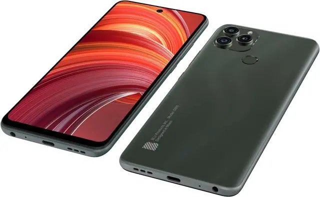 Alt view image 7 of 7 - BLU G91s G0550WW 128GB GSM Unlocked Android Smartphone - Olive Green