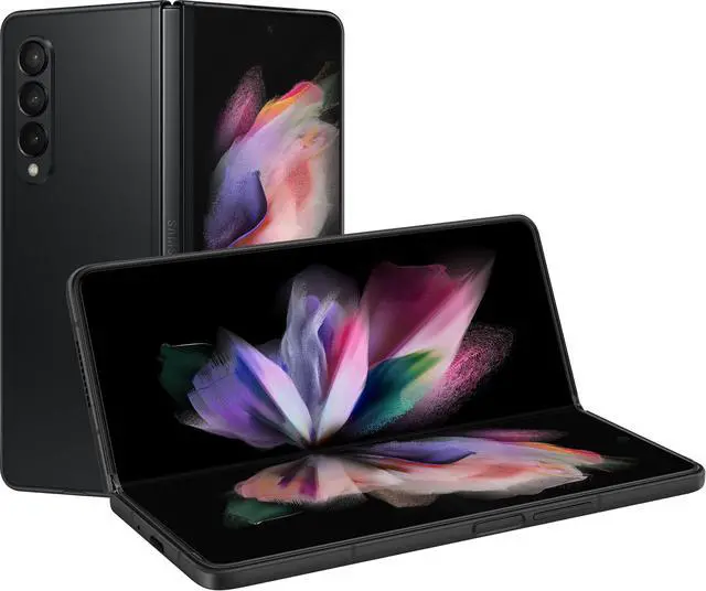 Main image of Samsung Galaxy Z Fold3 5G F926U 256GB GSM/CDMA Unlocked Android Smartphone (US Version) - Phantom Black