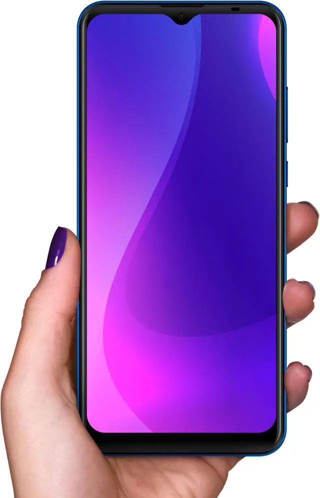 Alt view image 5 of 6 - BLU G50 Mega 2022 G0670WW 32GB Dual SIM GSM Unlocked Android Smartphone - Blue