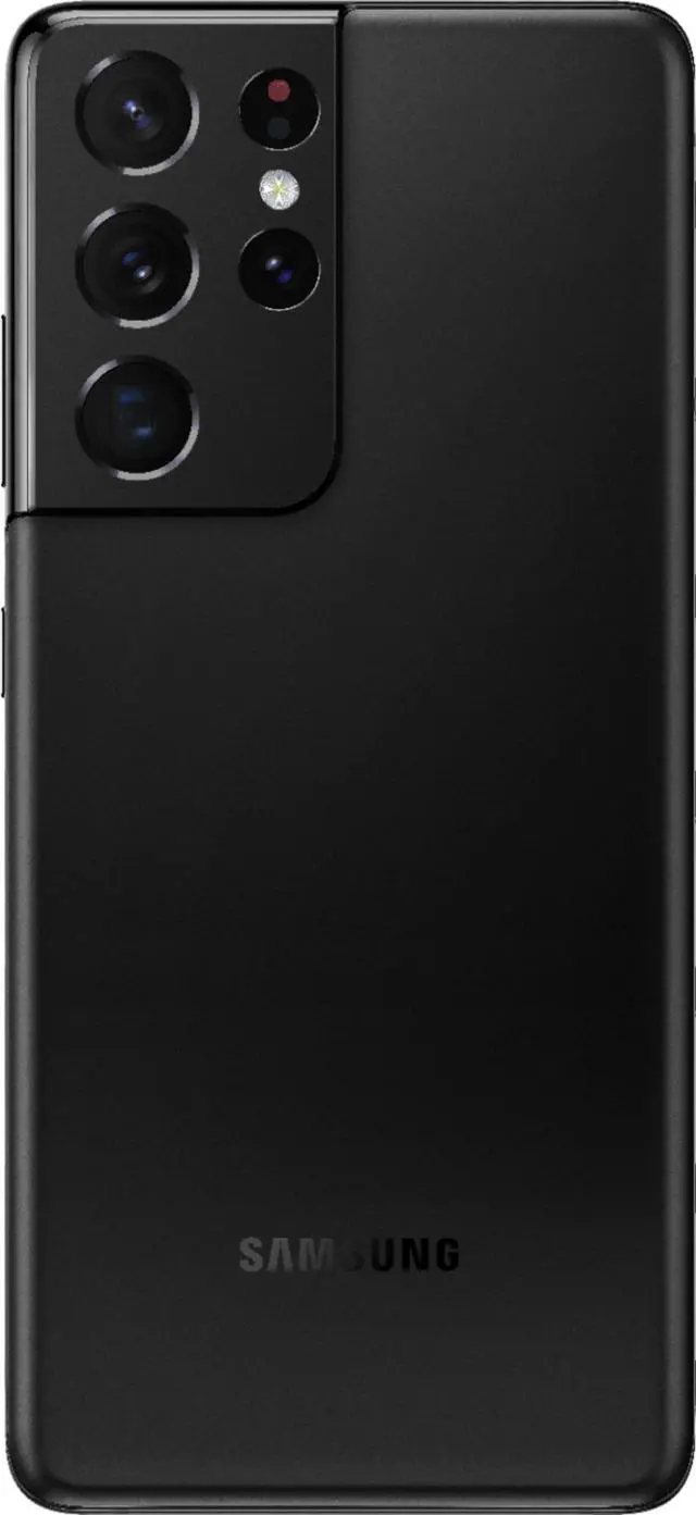 Alt view image 3 of 7 - Samsung Galaxy S21 Ultra 5G G998U 128GB GSM/CDMA Unlocked Android Smartphone (USA Version) - Phantom Black