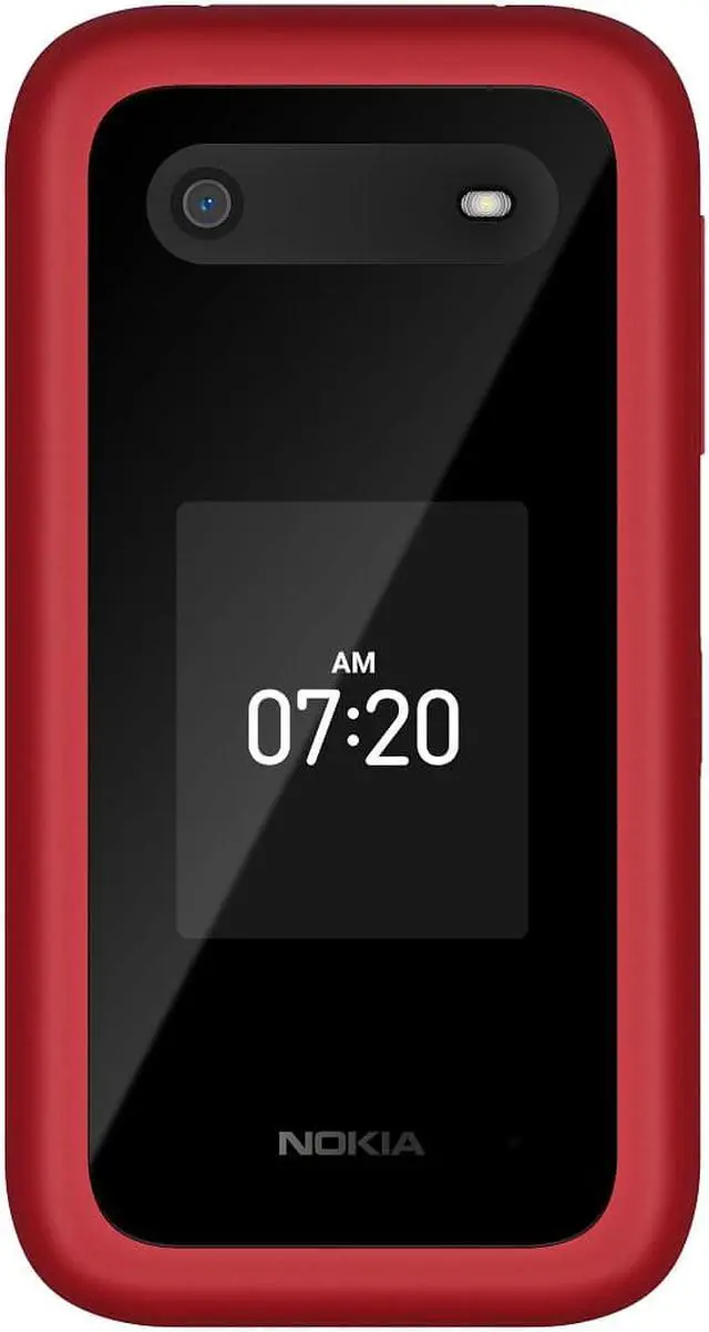 Alt view image 4 of 7 - Nokia 2780 Flip TA-1420 GSM / Verizon Unlocked Flip Phone - Red
