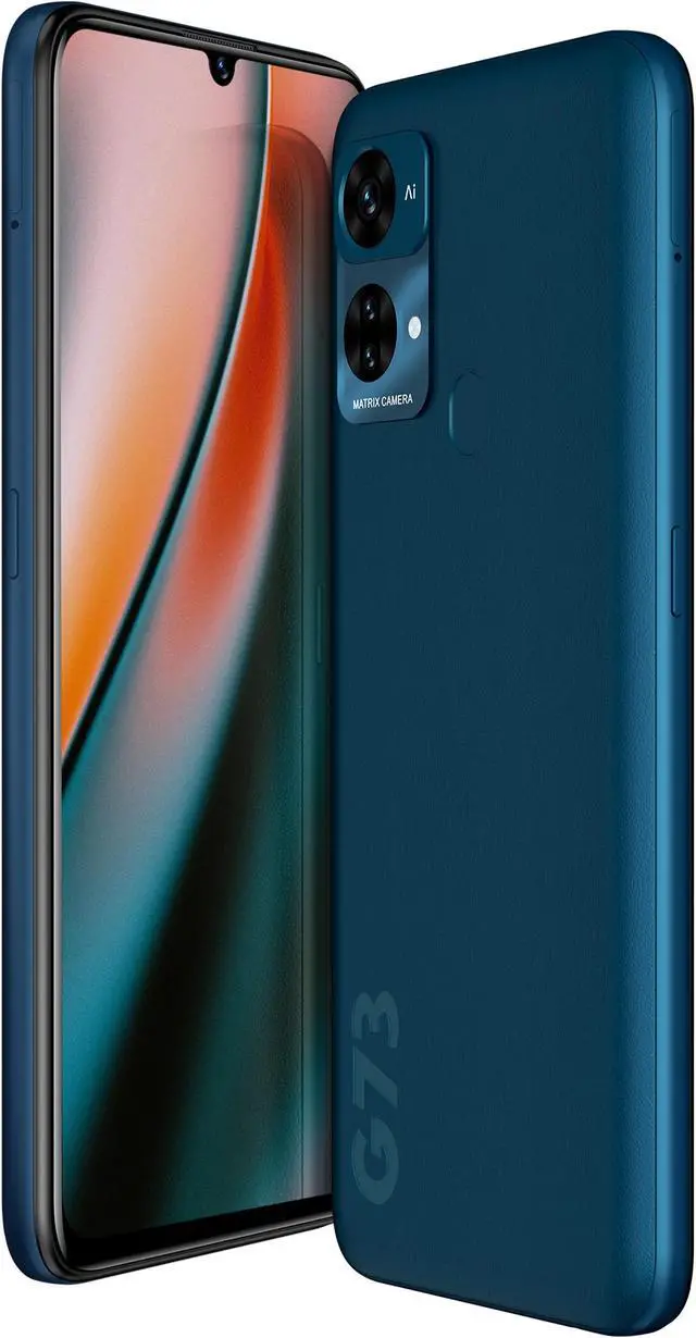 Alt view image 4 of 7 - BLU G73 G0771 128GB GSM Unlocked Android Smart Phone - Nordic Blue