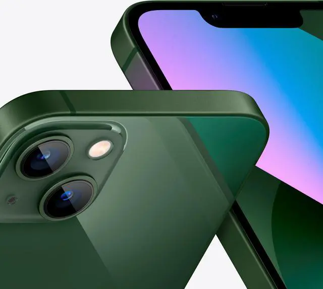 Alt view image 3 of 3 - Apple iPhone 13 5G 256GB GSM/CDMA Fully Unlocked - Green / Grade B