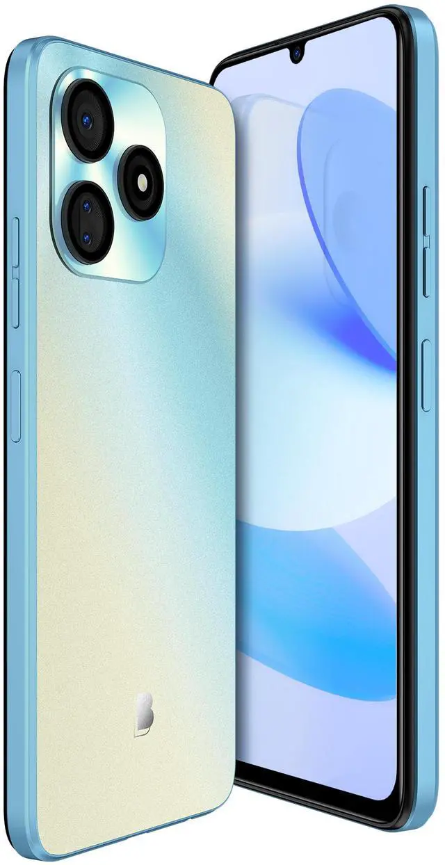 Alt view image 2 of 12 - BLU G64L G0990WW 128GB Dual-SIM GSM Unlocked, Light Blue