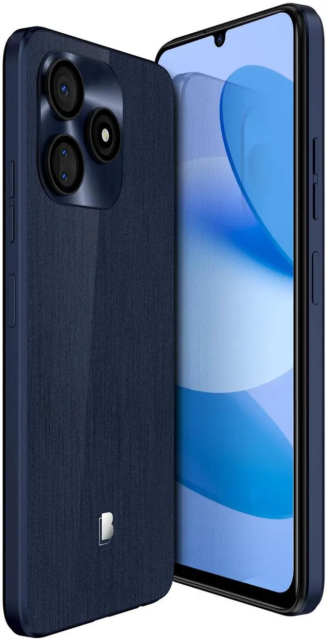Alt view image 2 of 13 - BLU G64L G0991WW 128GB Dual-SIM GSM Unlocked, Deep Blue