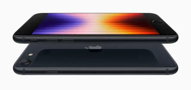Alt view image 5 of 5 - Refurbished Apple iPhone SE (2022) 128GB GSM/CDMA Unlocked Smartphone - Midnight / Grade D