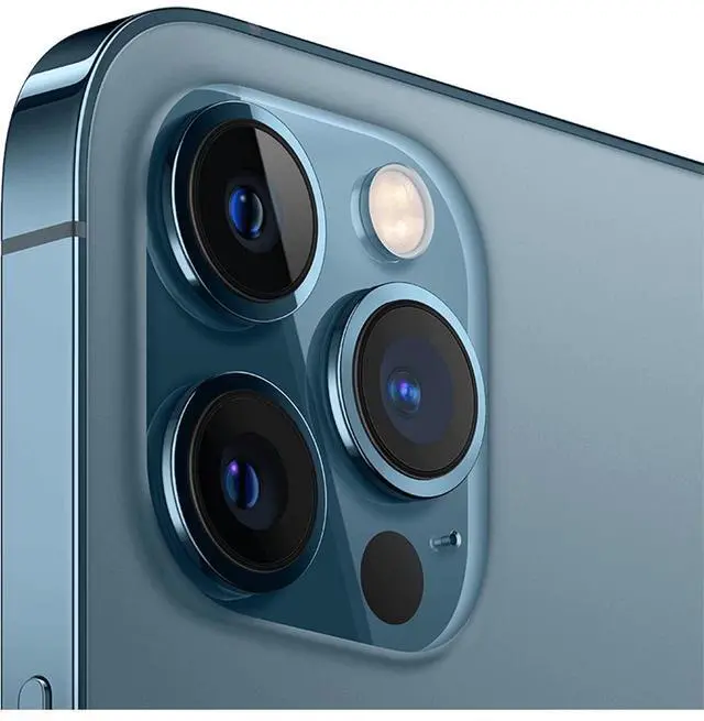 Alt view image 4 of 4 - Refurbished Apple iPhone 12 Pro Max 256GB GSM/CDMA Fully Unlocked - Pacific Blue / Grade C