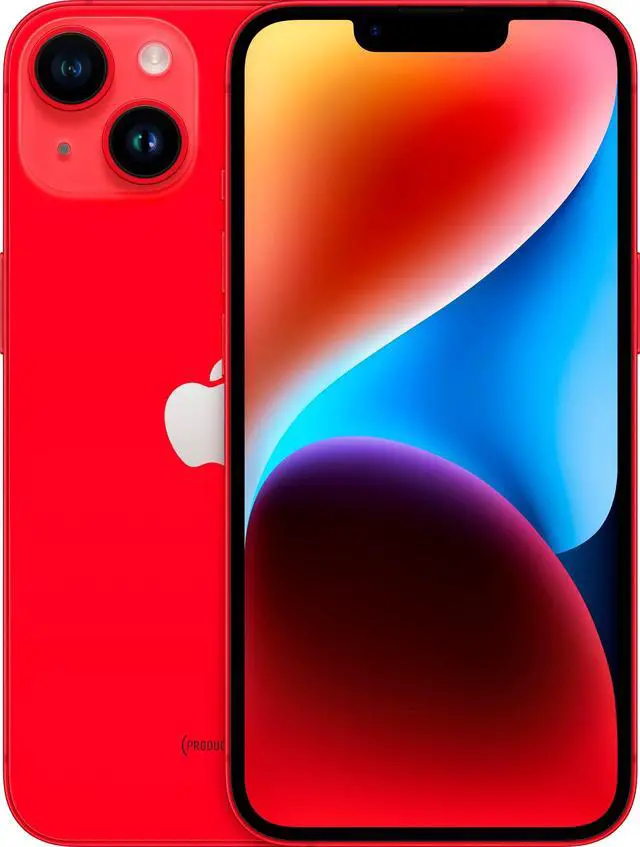 Main image of Refurbished Apple iPhone 14 128GB GSM / CDMA Unlocked Smartphone - Red / Grade C