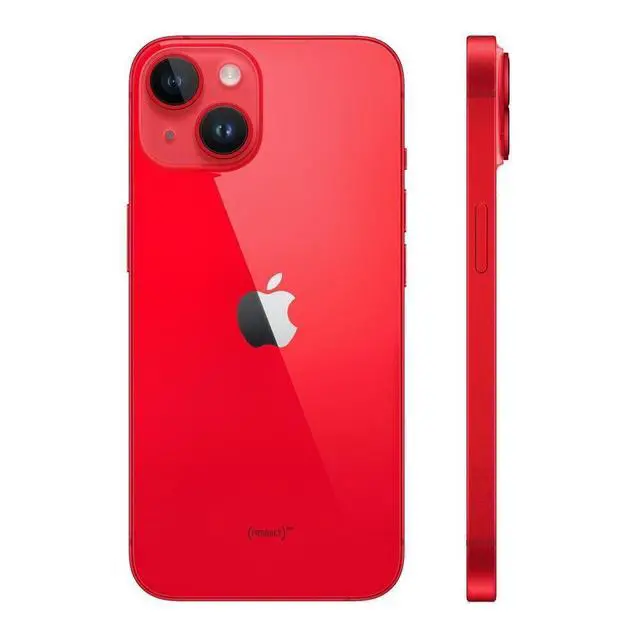 Alt view image 5 of 5 - Refurbished Apple iPhone 14 128GB GSM / CDMA Unlocked Smartphone - Red / Grade C