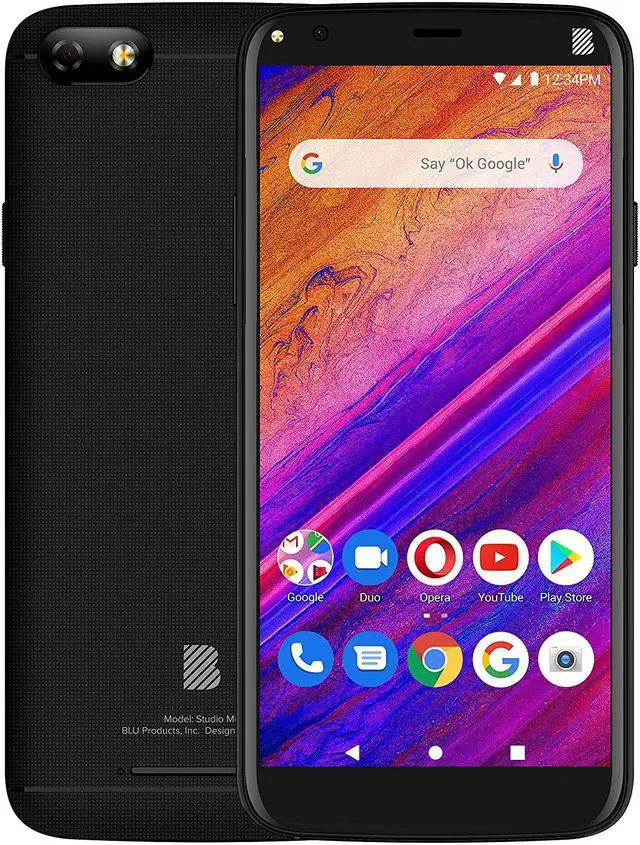 Alt view image 2 of 6 - BLU Studio Mini S0530UU 32GB Dual-SIM GSM Unlocked Android Phone - Black