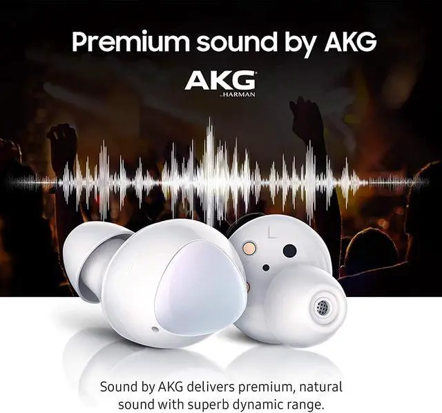 Alt view image 5 of 6 - Samsung Galaxy Buds R170N True Wireless Earbuds w/ Wireless Charging Case - Aura Glow Silver SM-R170NZWATTT-AG
