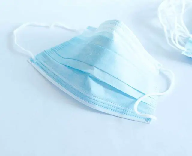 Alt view image 3 of 6 - Disposable Face Masks, Daily Protective Face Masks - Non-Medical Face Masks (50 pcs) - Blue