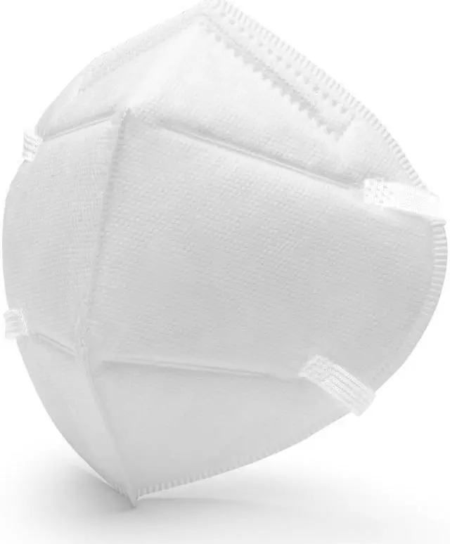 Alt view image 3 of 4 - WeCare Disposable Face Mask, Anti Fog Respirator (60 Pack Individually Wrap) - White