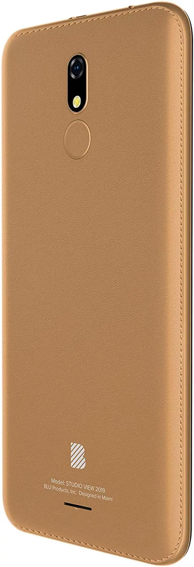 Alt view image 3 of 3 - BLU Studio View 2019 S930EQ 32GB GSM Unlocked Android Smartphone - Brown Leather