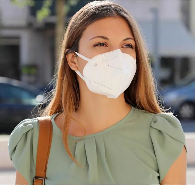Alt view image 6 of 6 - WeCare KN95 Protective Face Masks, White (Each Mask Individually-Packaged) - 20 Pack
