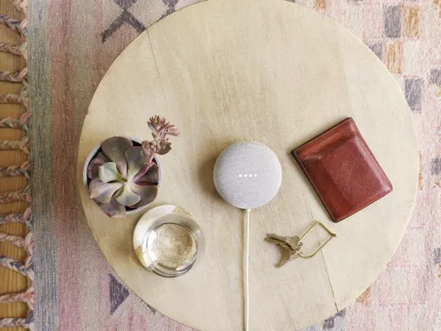 Alt view image 10 of 9 - Google Home Mini - Chalk